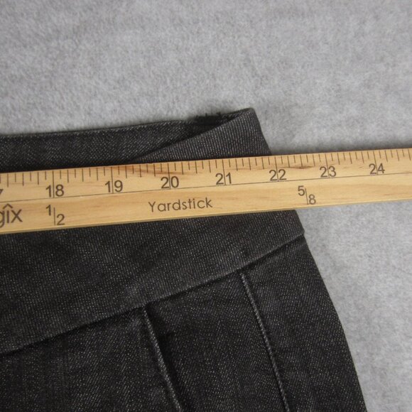 Mossimo Jeans Womens 22W Plus Dark Wash Stretch Trouser Denim Altered Hem - Picture 5 of 15